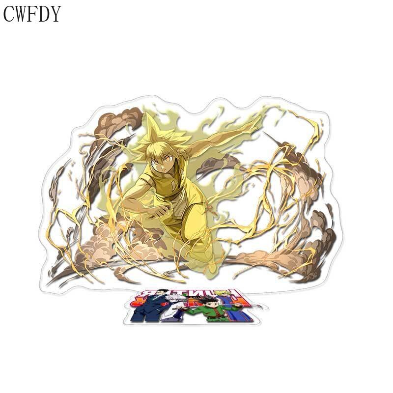 Mô hình Standee Anime Hunter X Hunter Acrylic Stand Model Hisoka Killua Gon Freecss Desk Decor Plate Action Figure 15cm