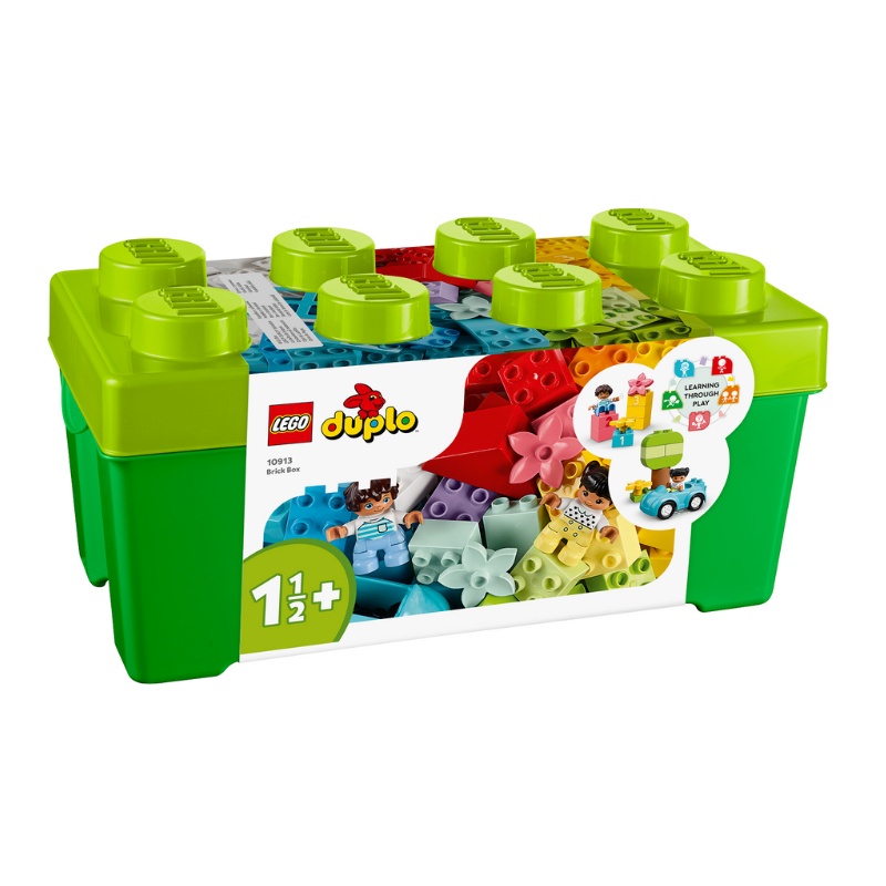 Xả hàng LEGO DUPLO 10913 Thùng Gạch Sáng Tạo - 65 chi tiết tặng kèm xe