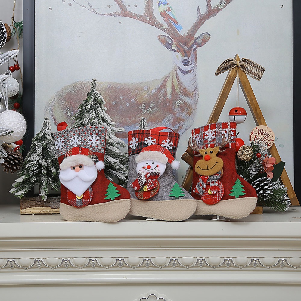 Christmas Socks Christmas Cloth Large Capacity Small Christmas Gift Bag