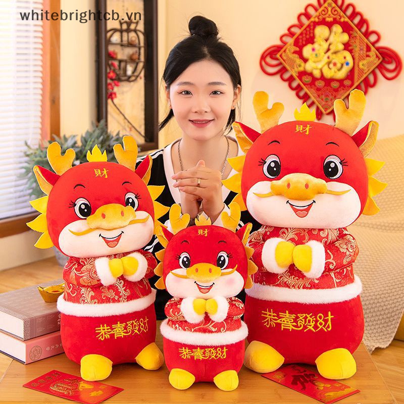 Đồ chơi nhồi bông Hình Rồng Hoạt Hình Năm 2023 / 2024