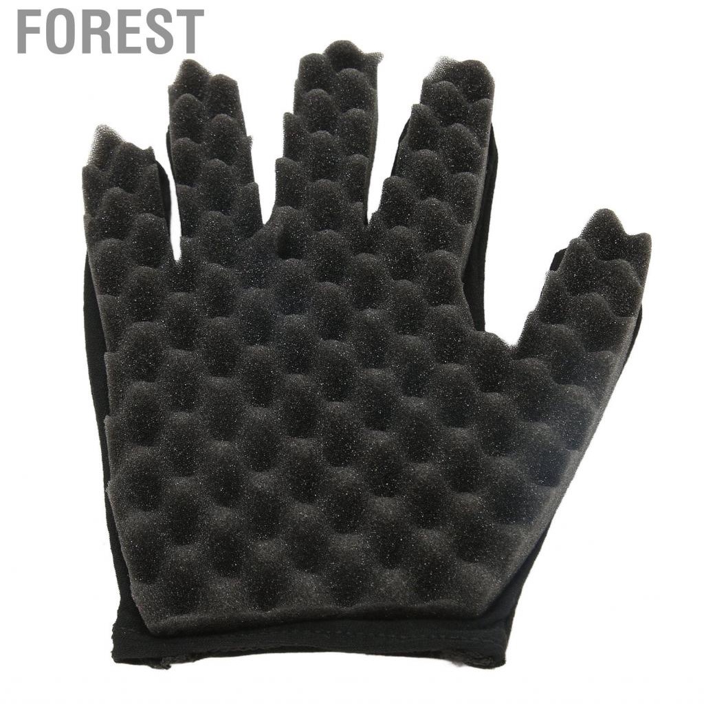 Forest Curling Sponge Glove Afro Coil Flexible Hair Twist For Barber Salon HPT