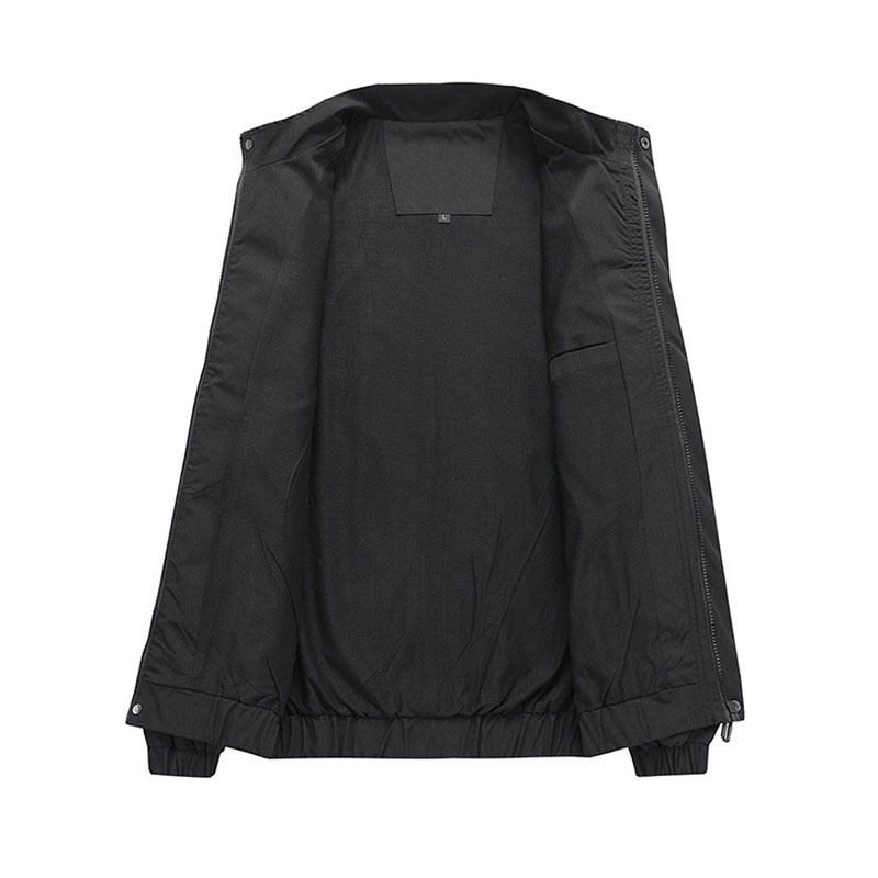 DICHUANGZHE Áo Khoác Gió Thể Thao Dáng Rộng Cổ Đứng Thiết Kế Trẻ Trung Cho Nam