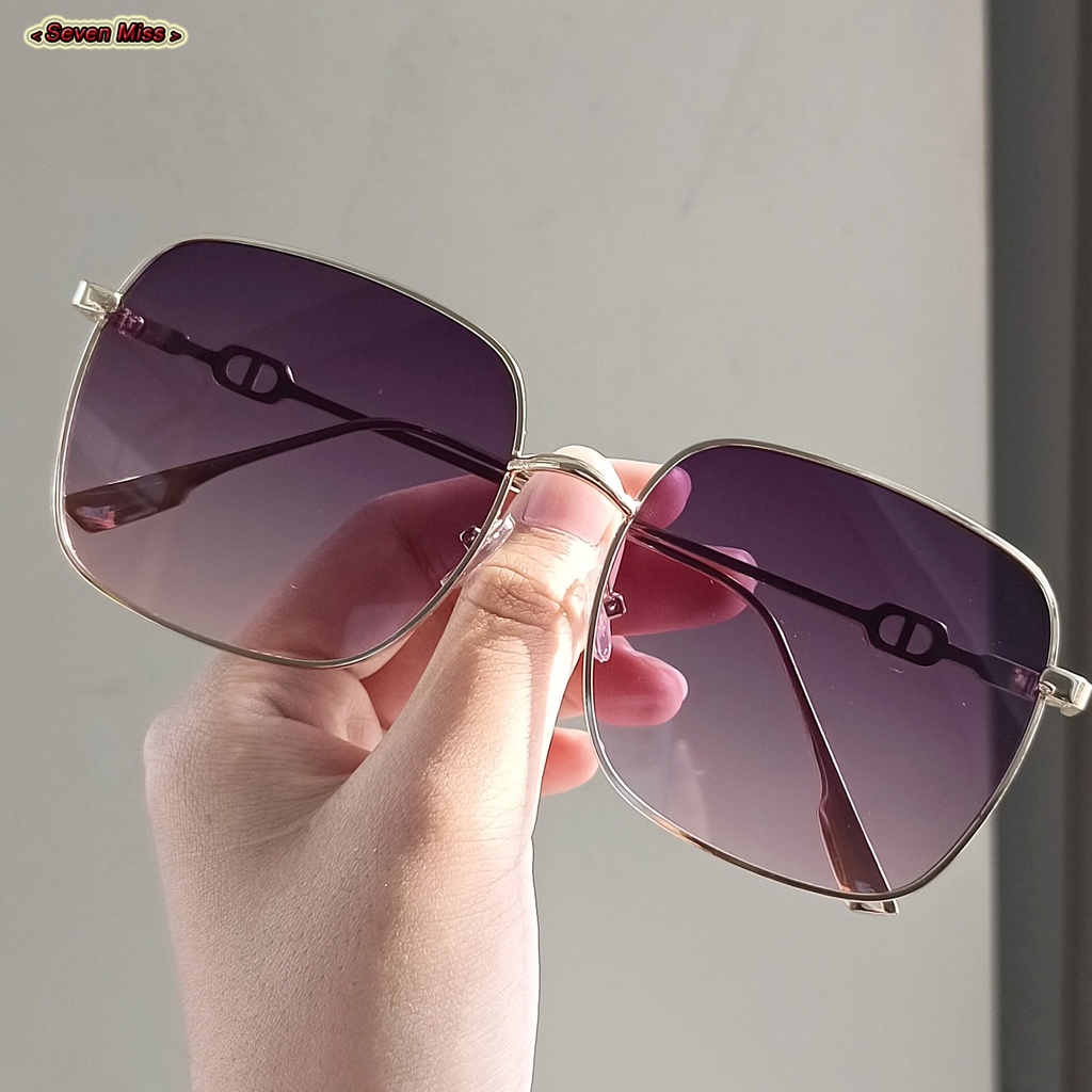 Kính Mát oversized Chống Tia uv400 Thời Trang