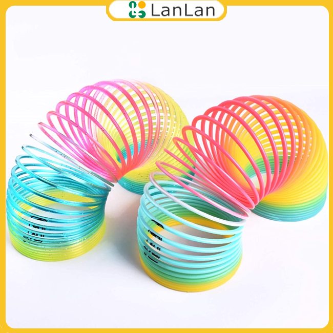 Lanlan Đồ Chơi Lò Xo Ma Thuật Nhiều Màu Sắc Phù Hợp Với Bé Trai Và Bé Gái Tập Hợp Cho Mùa Xuân Nóng