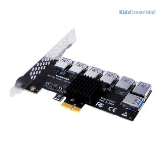 Linh kiện điện tử eux1070 pci-e 1x 1 sang 7 cho btc mining pci express usb3.0