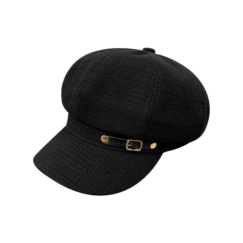 Mũ beret Phối Dây Nịt Thời Trang Xuân Thu Dành Cho Nữ