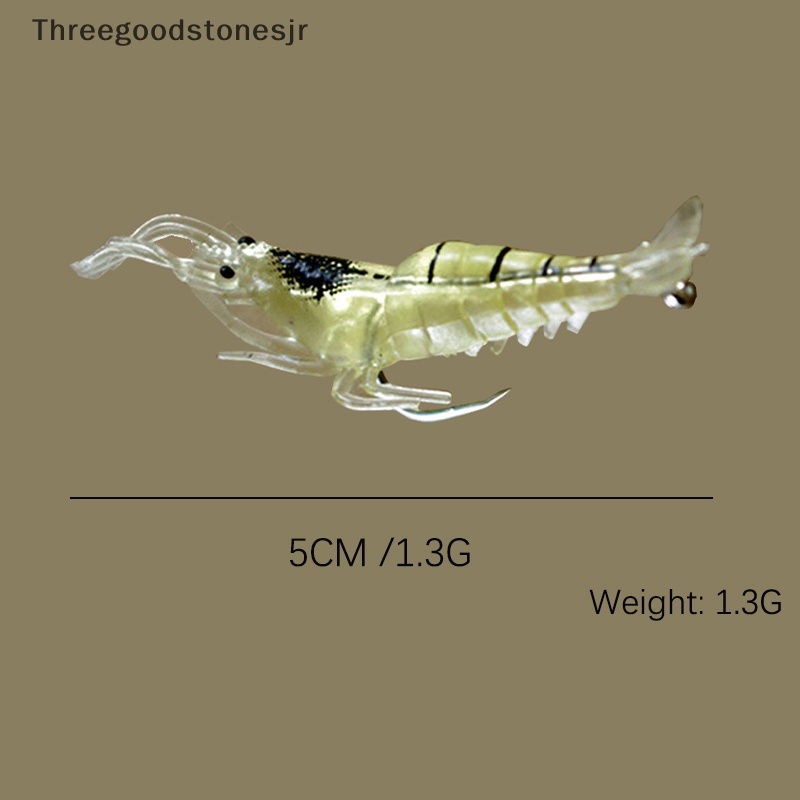 1 Mồi Câu Cá Giả Hình Tôm Mềm 1.3g4cm jr