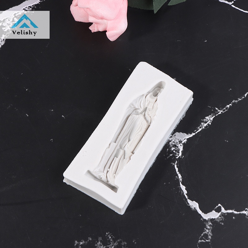 Khuôn silicone Làm Bánh Tạo Hình Đức Mẹ Maria 3d Độc Đáo Tiện Dụng