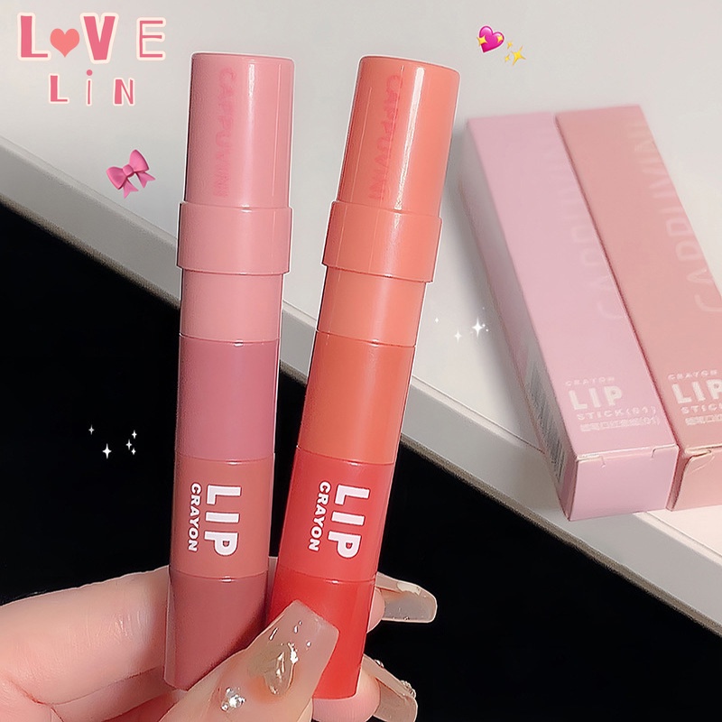 Son Môi Dạng Bút Chì Màu Nhung Lì Thương Hiệu cappuvini Có Bốn Màu Để Chọn Lựa