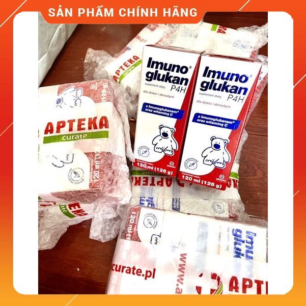 Tăng cường sức đề kháng Imunoglukan P4H cho Bé