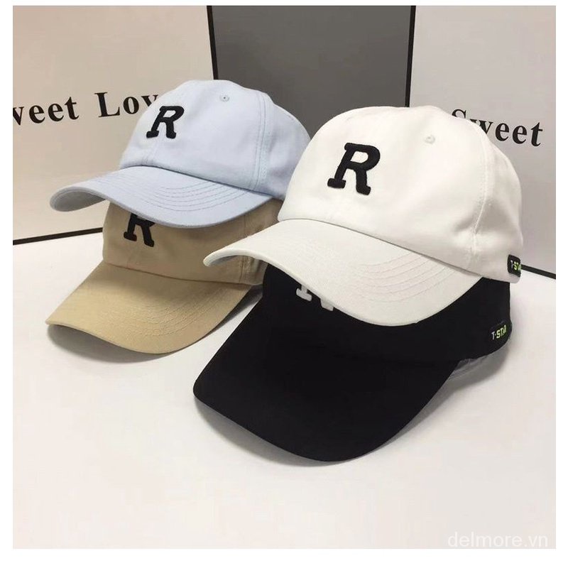 Mũ Lưỡi Trai Thêu Chữ Phong Cách Đường Phố Hàn Quốc Cá Tính Cho Nam Và Nữ