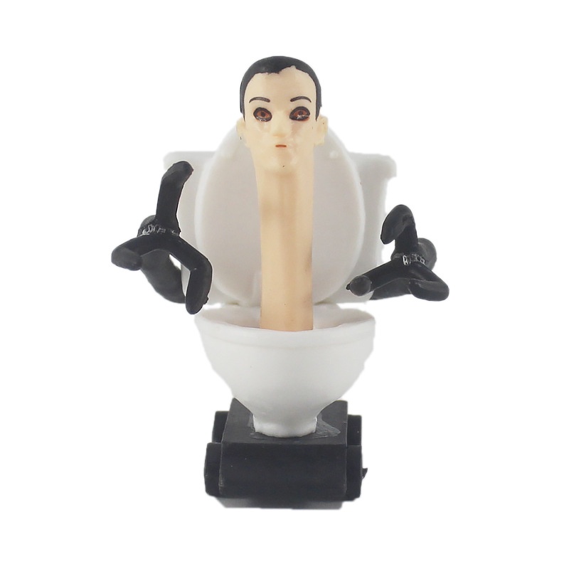 Set 13 Mô Hình Nhân Vật Hoạt Hình toilet skibidi Tên Lửa Tiancher