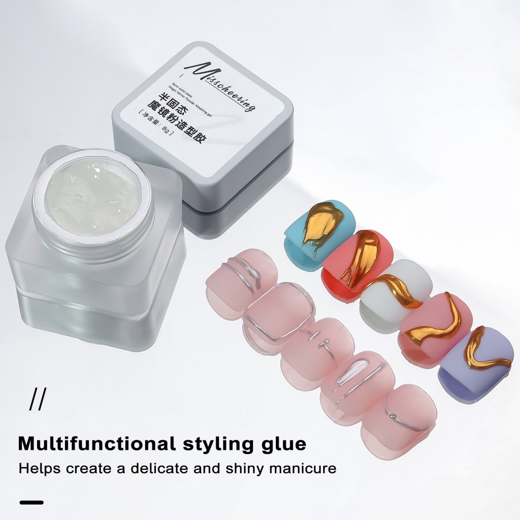 Deryu.sg Bột Tráng Gương 3d Dùng Để Trang Trí Móng Nghệ Thuật diy