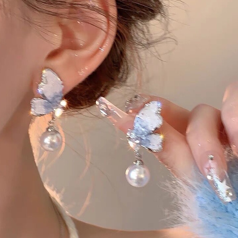 Bông Tai Thời Trang Phong Cách Hàn Quốc Thanh Lịch Dành Cho Nữ