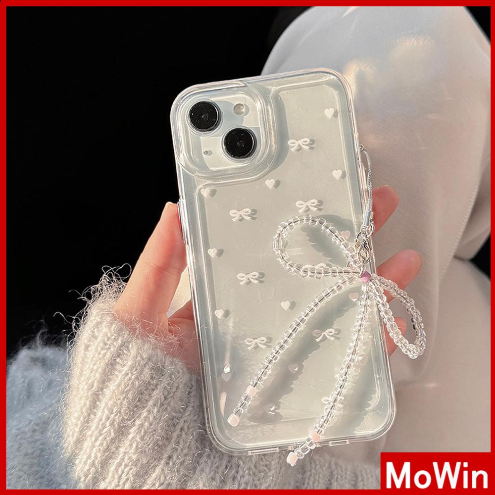 Ốp lưng iPhone 15 Pro Max Ốp iPhone Trong Suốt TPU Mềm Trong Suốt Nút Mạ Điện Đơn Giản Nơ Đẹp Tương Thích Với iPhone 14 13 Pro Max 12 Pro Max 11 XR XS Max 8Plus