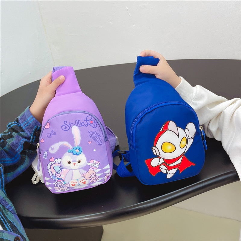 Hoạt Hình Túi Đeo Chéo Ngực Siêu Nhẹ Thời Trang Cá Tính Dành Cho Bé