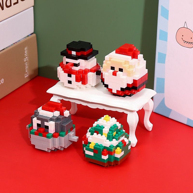 Ông Già Noel Lắp Ráp Để Bàn Trang Trí Giáng Sinh