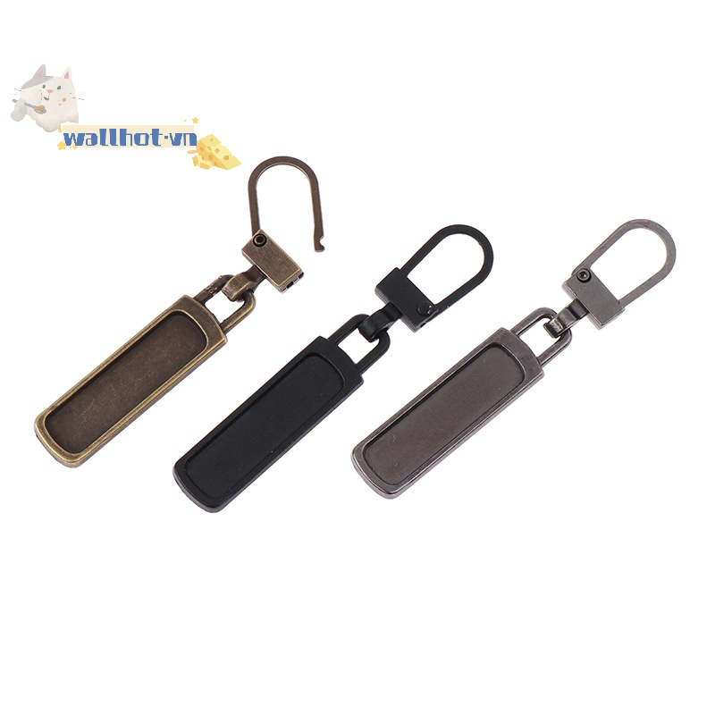 Wallhot > Set 3 Dây Khóa Kéo Có Thể Tháo Rời Thay Thế Cho Vali Đi Học / Giày Bốt / Giày Bốt / Áo Khoác Khóa Kéo Kim Loại