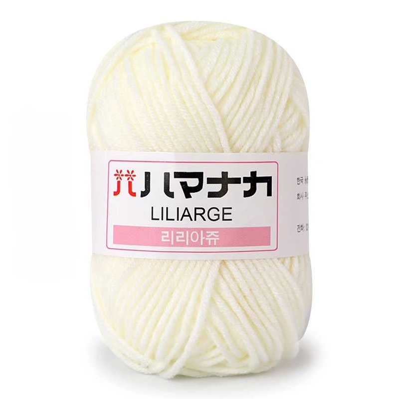 Cuộn Len cotton Mềm Mại Nhiều Màu Len Milk Cotton Hàn Quốc 25g - len hàn nhí dùng để móc cho người mới làm