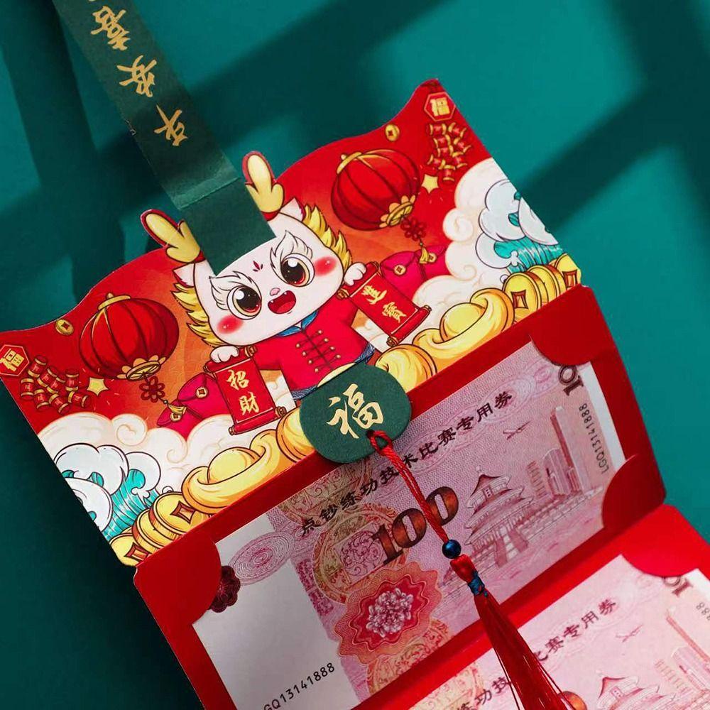 Btlimer 1 Bao Lì Xì Năm Mới Màu Đỏ Phong Cách Trung Hoa