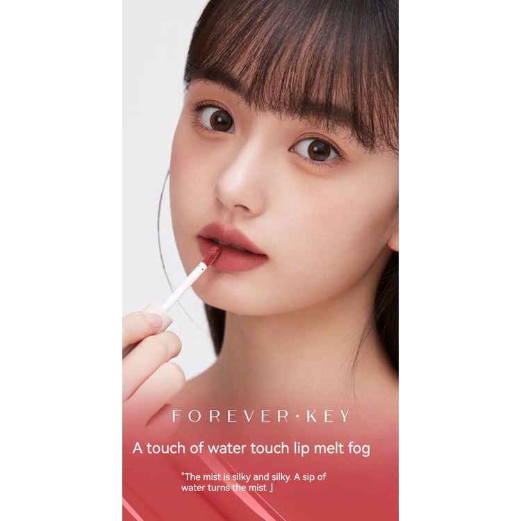 ForeverKey  Nước môi bùn môi men son môi trần trắng sương mù mặt mộc không nhuộm ly son môi