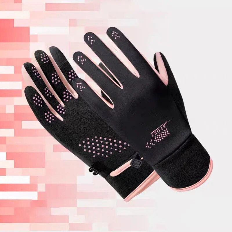Găng Tay Lái Xe Chống Trượt Thời Trang Thu Đông Cho Nữ