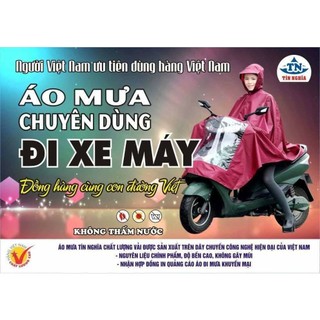 1 Chiếc áo mưa choàng tín nghĩa nhựa pvc có bóng kính đi đêm _ happyshop
