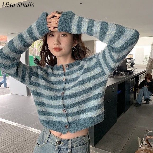 Miya Studio Áo Len áo khoác cardigan áo Christmas áo khoác Noel Giáng Sinh Cổ điển Popular Fashion Thể thao WMY23A0Y29 43Z231027