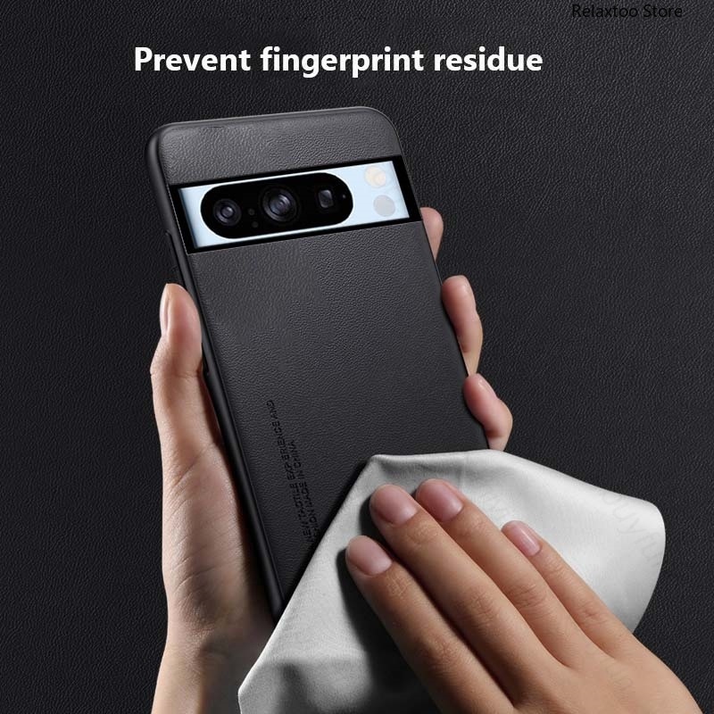 Skin Leather Leather Texture Casing For Google Pixel 8 Pro 8Pro 8A Pixel8Pro Pixel8A 5G Soft Silicone Phone Case Shockproof Lens Protection Back Cover Casing