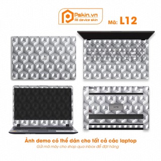 Dán laptop in hình theo yêu cầu 3D mã L12 cho các loại máy Macbook, Dell, Hp, Sony, Lenovo, Asus, MSI, Acer hiệu PSKIN