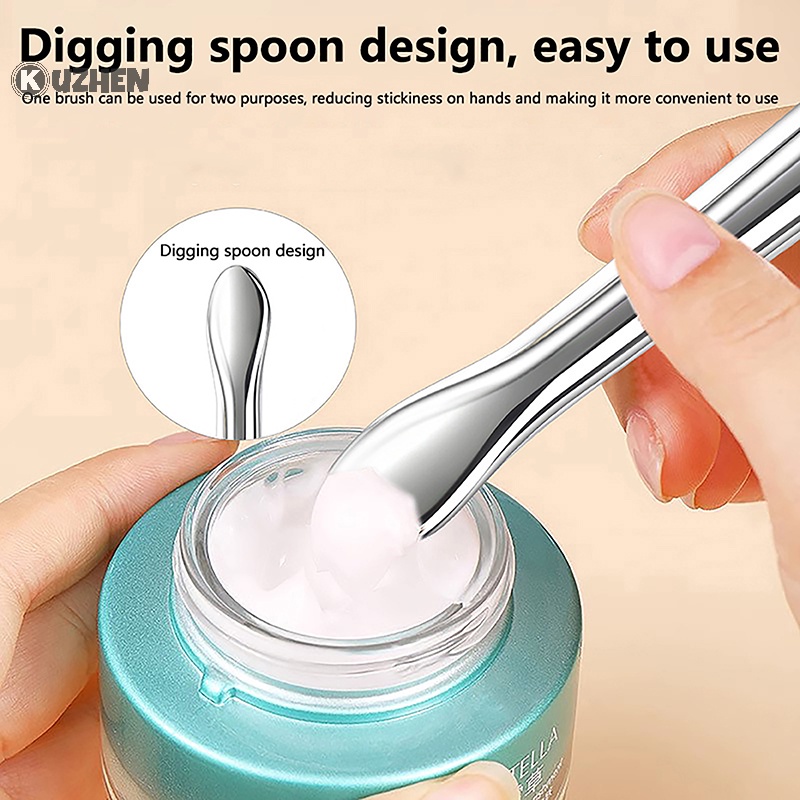 Kuzhen Cọ Silicon Đầu Mềm Đắp Mặt Nạ diy Chuyên Nghiệp
