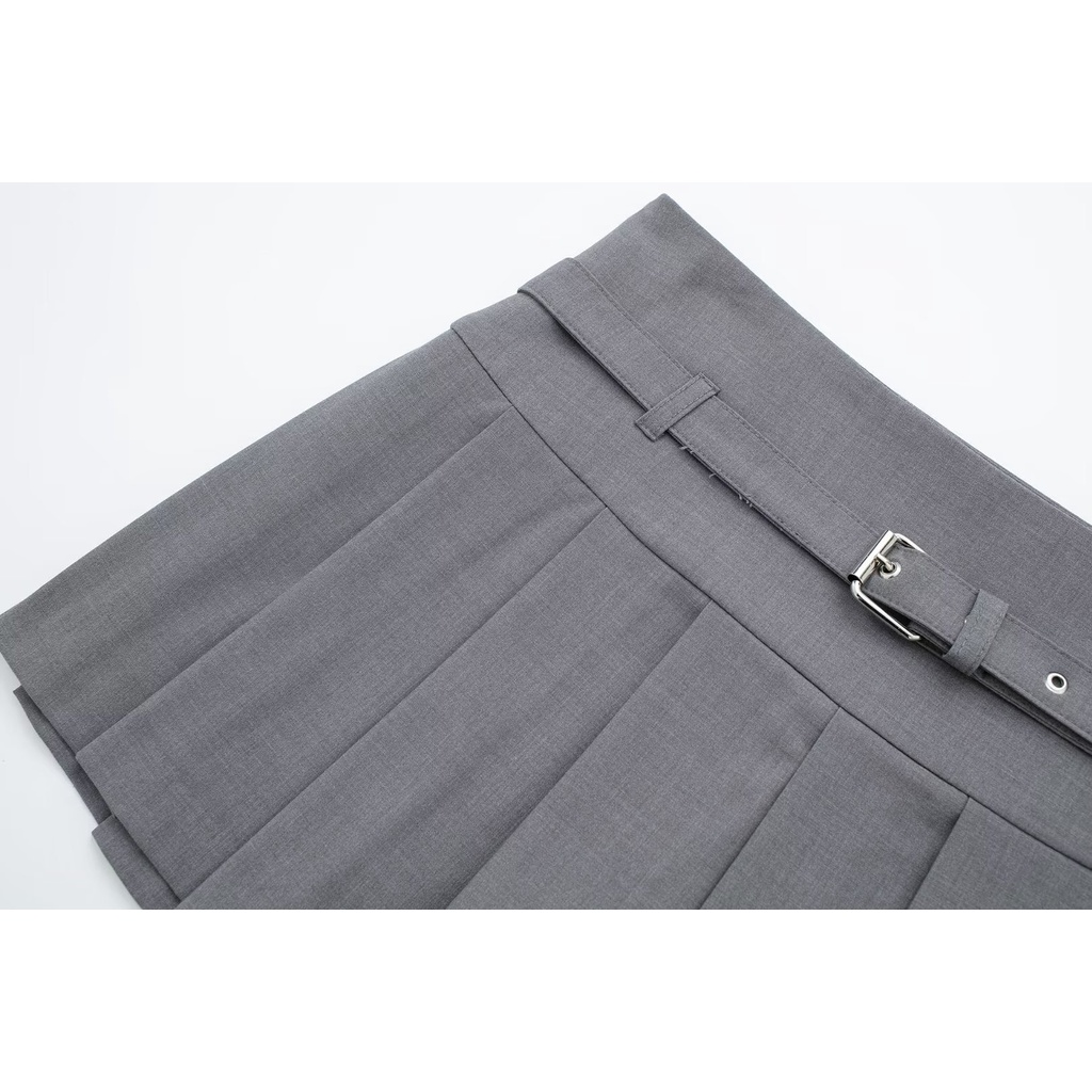 Uibey Chân Váy Dài Lưng Cao Xếp Li Thời Trang 945019