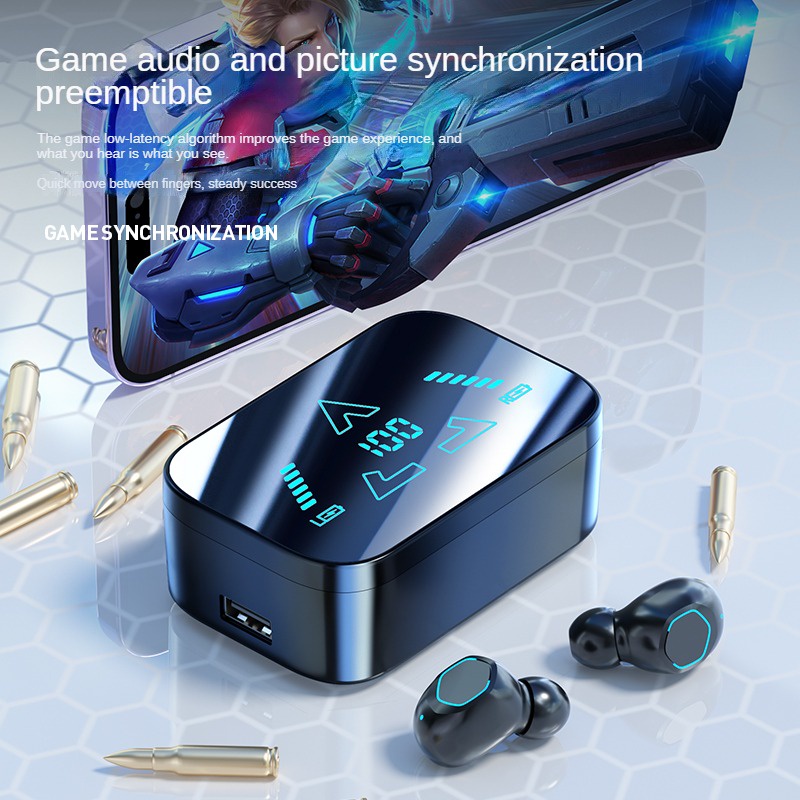 Tzuzl Tai Nghe bluetooth 5.3 1200mah m48 2023 Âm Thanh Sống Động Chất Lượng Cao