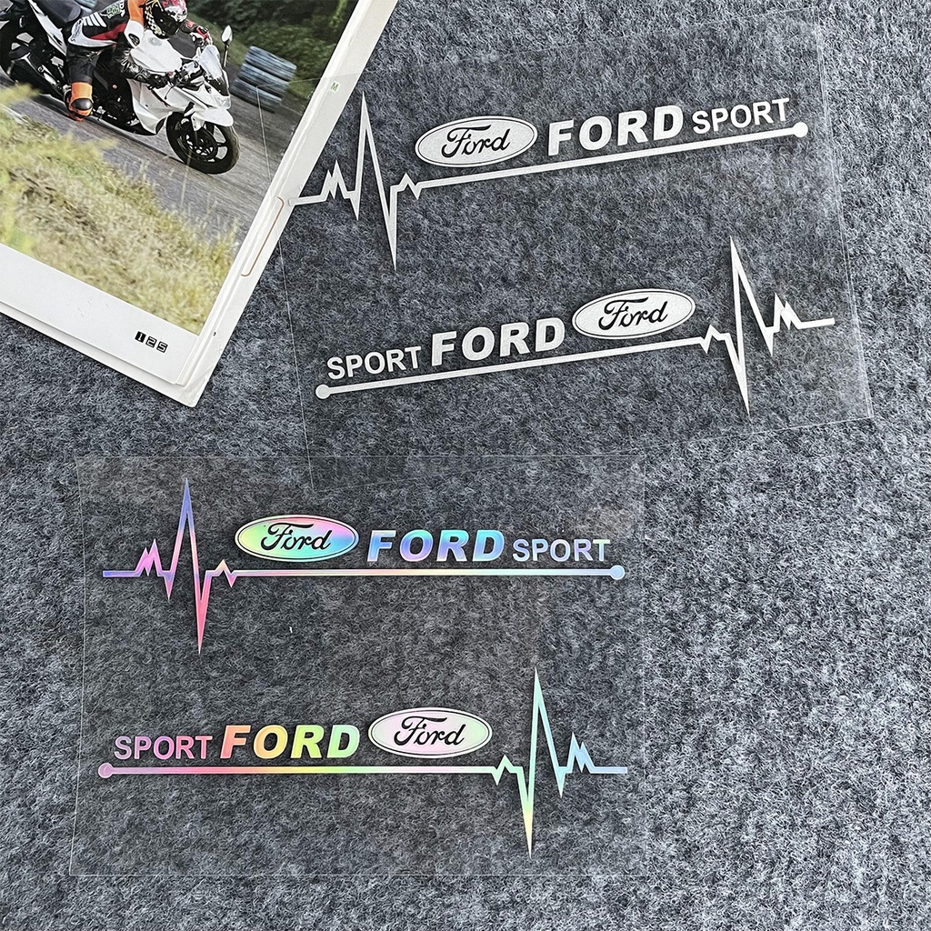 FORD Logo Phản Quang Đèn Trang Trí Gương Chiếu Hậu Decal Dán Cửa Kính Điện Ranger Territory Everest
