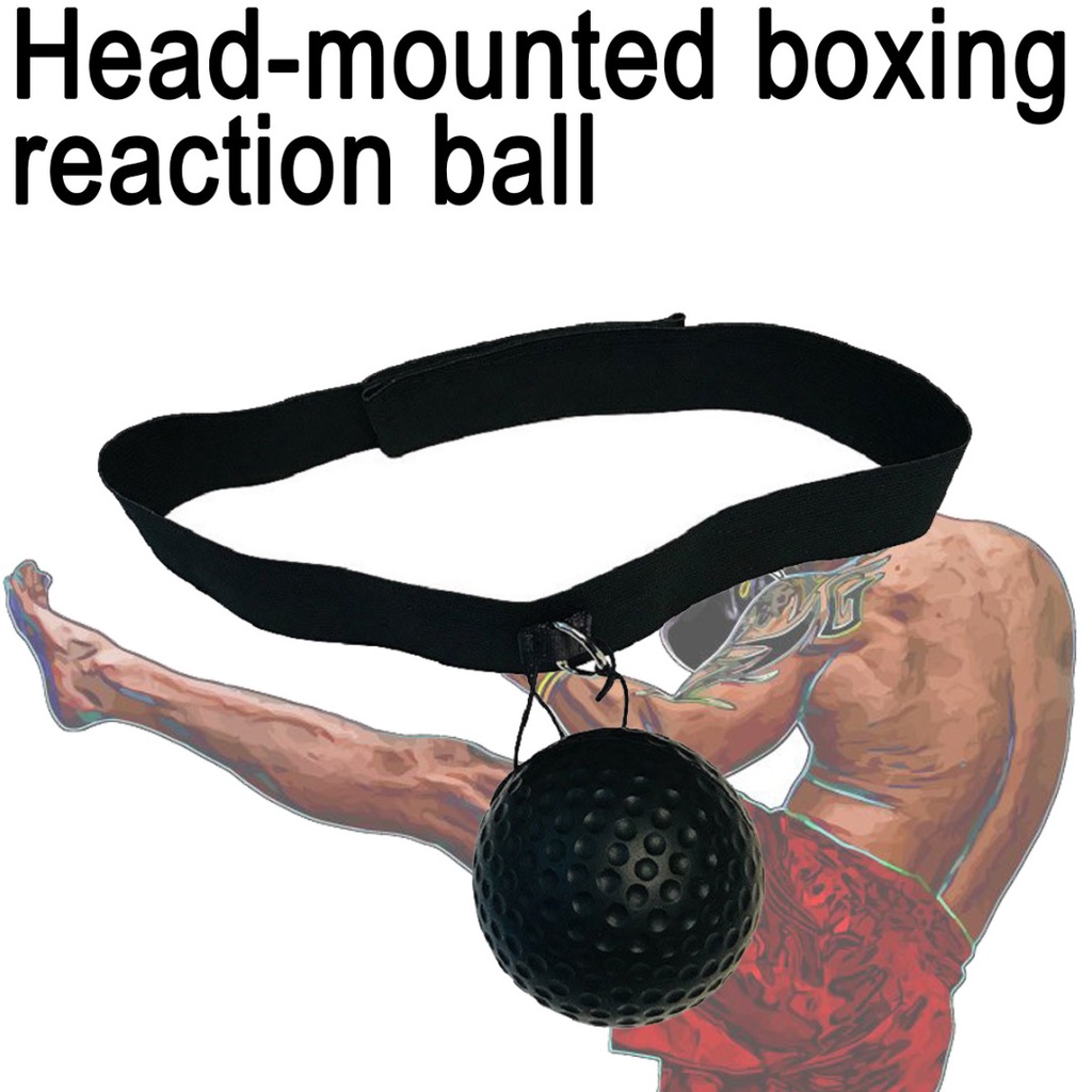 Speed Reflex Fight Ball Head Band MMA Boxing Training Punch Boxer Box Exercise