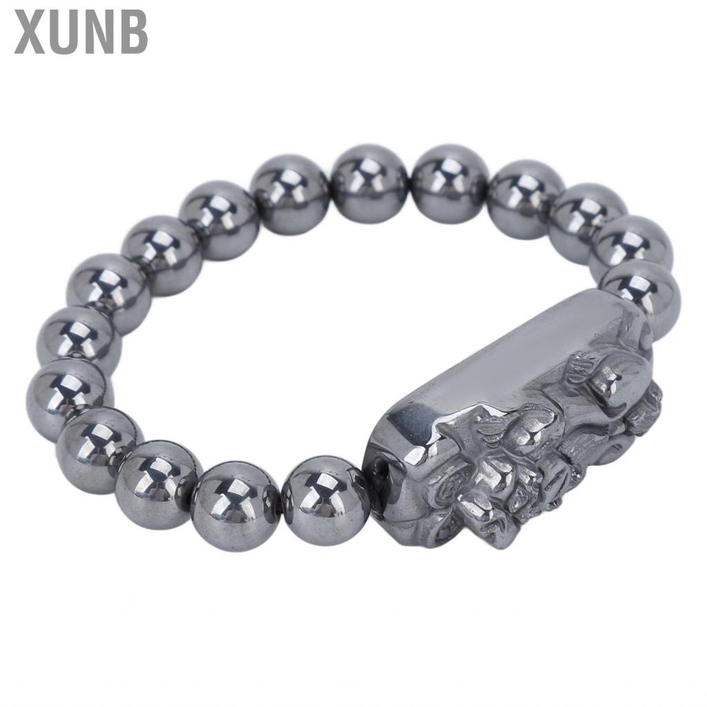 Xunb Terahertz Round Beads Bracelet Energy Stone Healing Bracele JFF