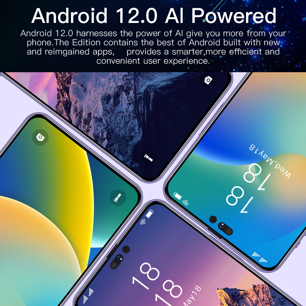 100% Mới i14 Pro max giá rẽ Điện thoại di động Màn hình Full HD 5G Video hỗ trợ trò chơi Máy ảnh