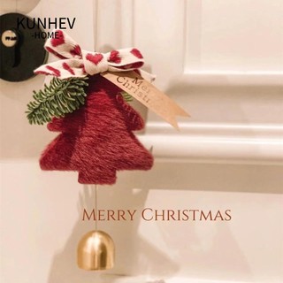 KUNHEV Phụ Kiện Nơ Treo Trang Trí Cây Thông Giáng Sinh Chúc Mừng Năm Mới