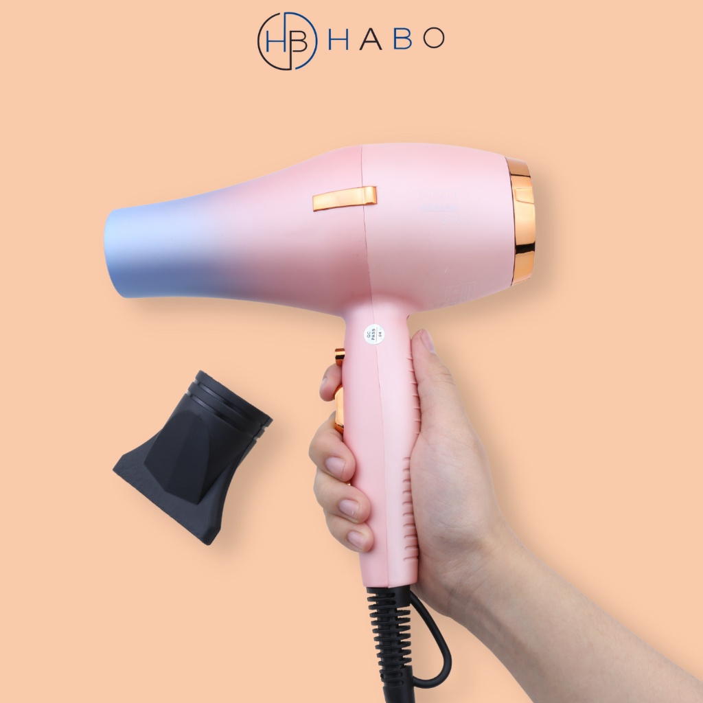 Máy sấy tóc MNH S760 2 chiều nóng lạnh, công suất lớn 2200W