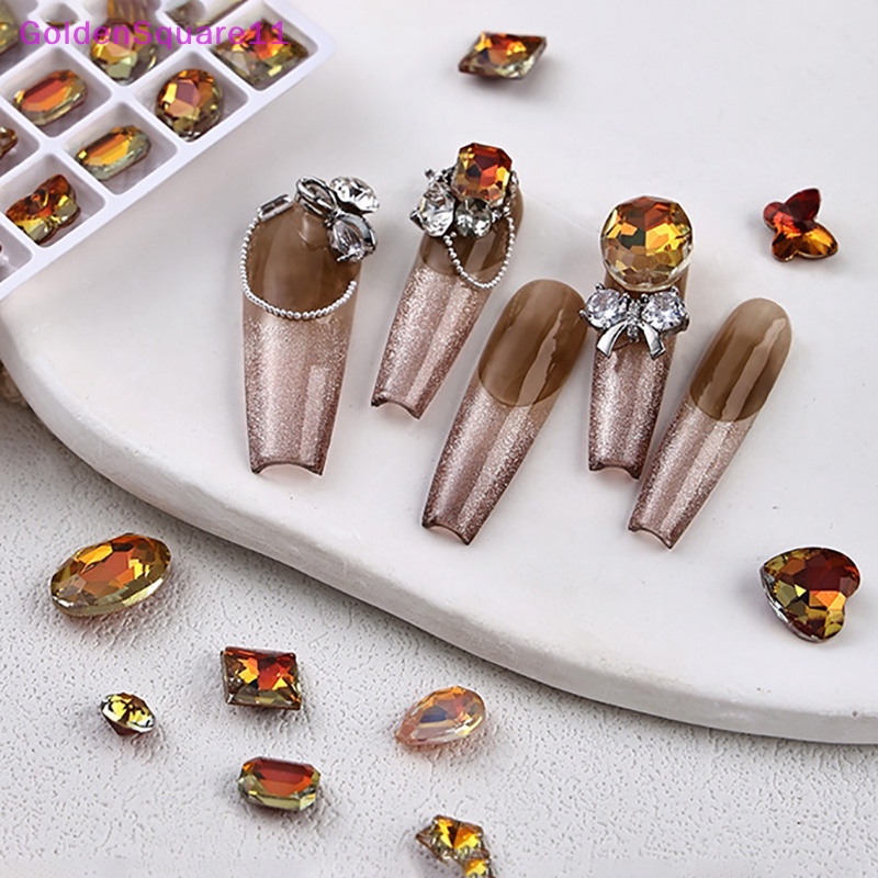 Bộ 30 Hạt Đá 3d Lấp Lánh Trang Trí Móng Tay Nghệ Thuật Cho Nữ