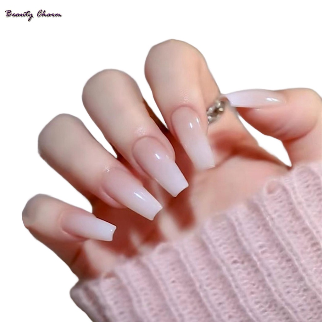 Bộ Móng Tay Giả Dài Hình Chữ Nhật