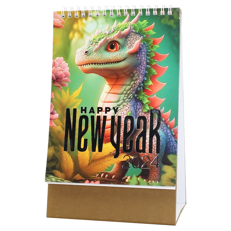 Lịch Bàn Chữ A 2024 - Fabico-XNI24 - Hình Rồng Con