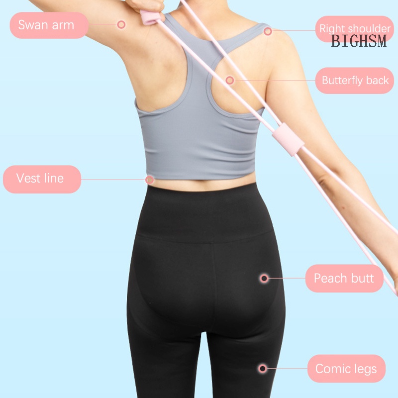 Bighsm Dây Đai Kháng Lực Hình Số 8 Hỗ Trợ Tập yoga / Mở Rộng Ngực / Lưng Cho Nữ skk