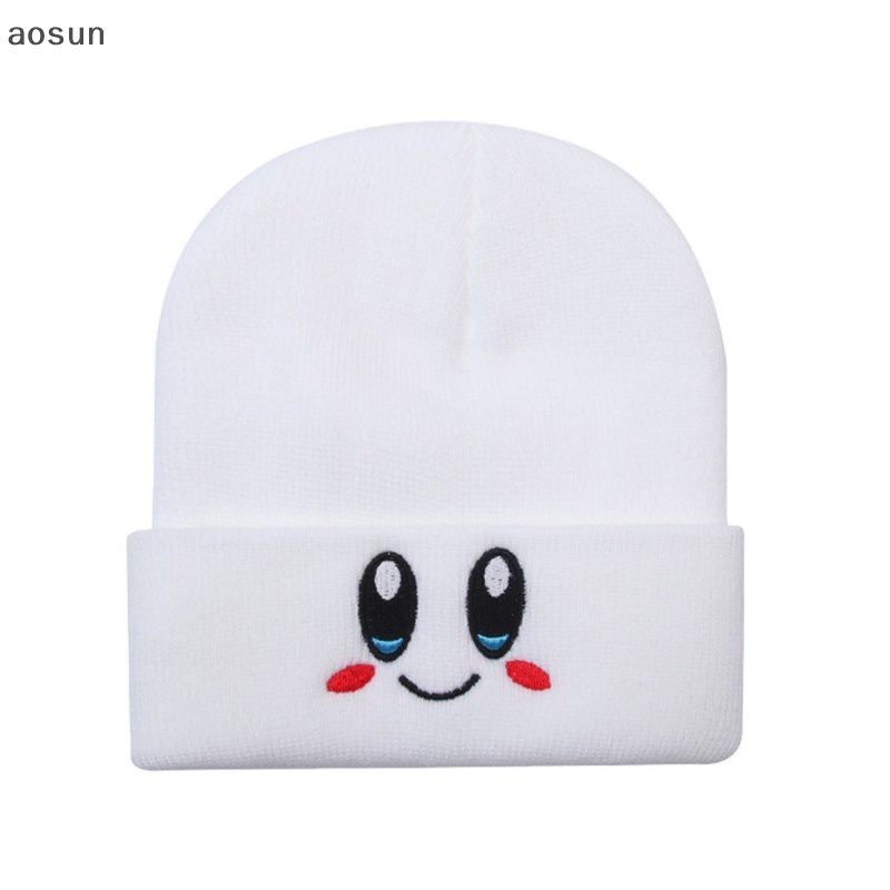 Aosun Mũ Beanie Dệt Kim Thêu Mặt Đầu Lâu Đơn Giản Cho Nam Nữ Trượt Tuyết en