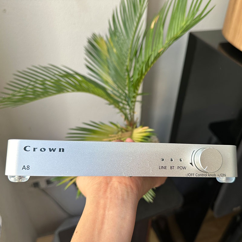 Amply cao cấp Crown A8 - Nhỏ Gọn - Chi Tiết - Sang Trọng - Công Suất 80Wx2