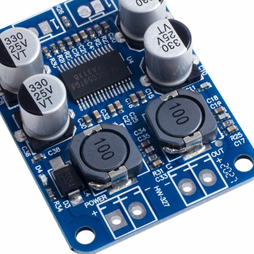 035 Bảng Mạch Khuếch Đại Công Suất Kỹ Thuật Số XH-M313 TPA3118 PBTL Mono 1x60W 12V 24V