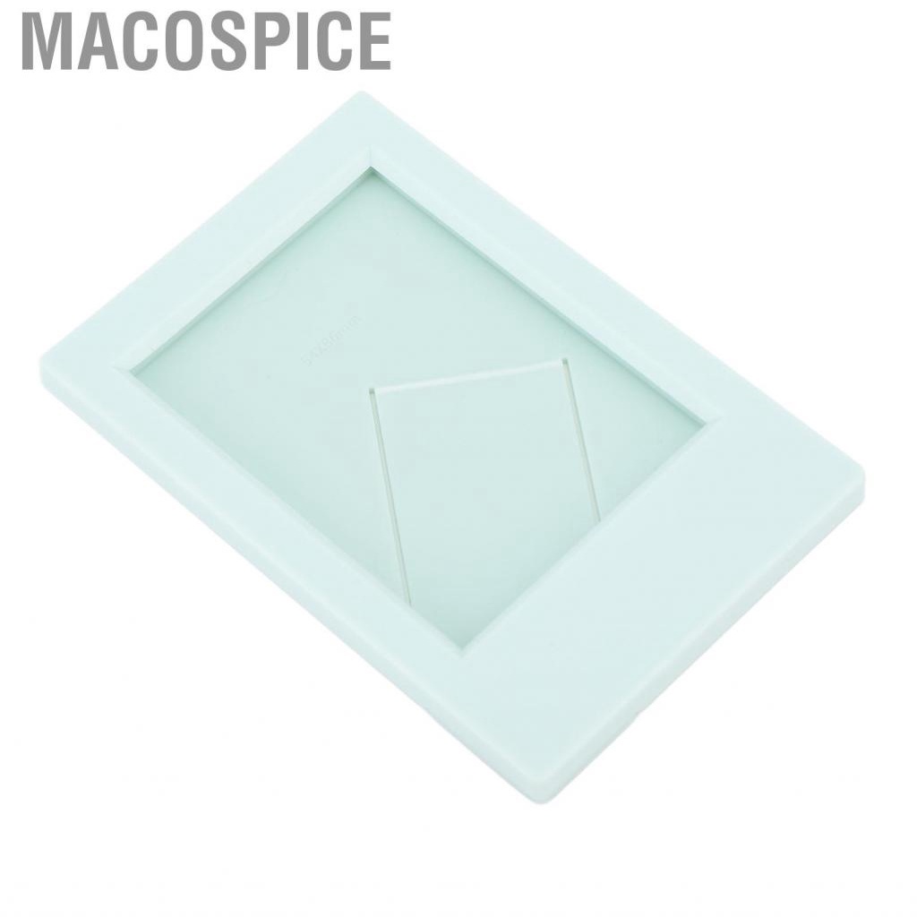 Macospice 3 Inch Mini Photo Frame Standing Picture Plastic Card  Holder Mint DCL