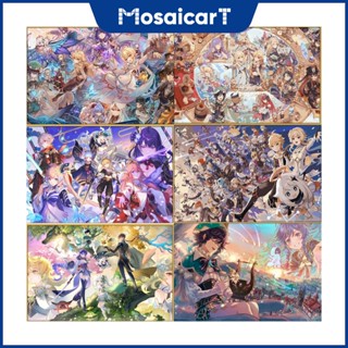 Ma genshin Tranh Đính Đá 5d Tự Làm Kích Thước 30X40Cm / 40x50cm / 50x60cm Hình anime Dùng Trang Trí Phòng Khách