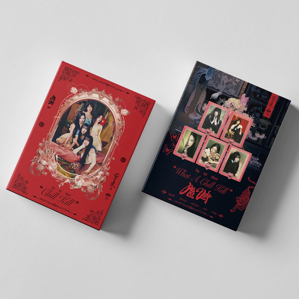 Kpop Red Velvet Album CHILL KILL Photocard Lomo Card Postcard