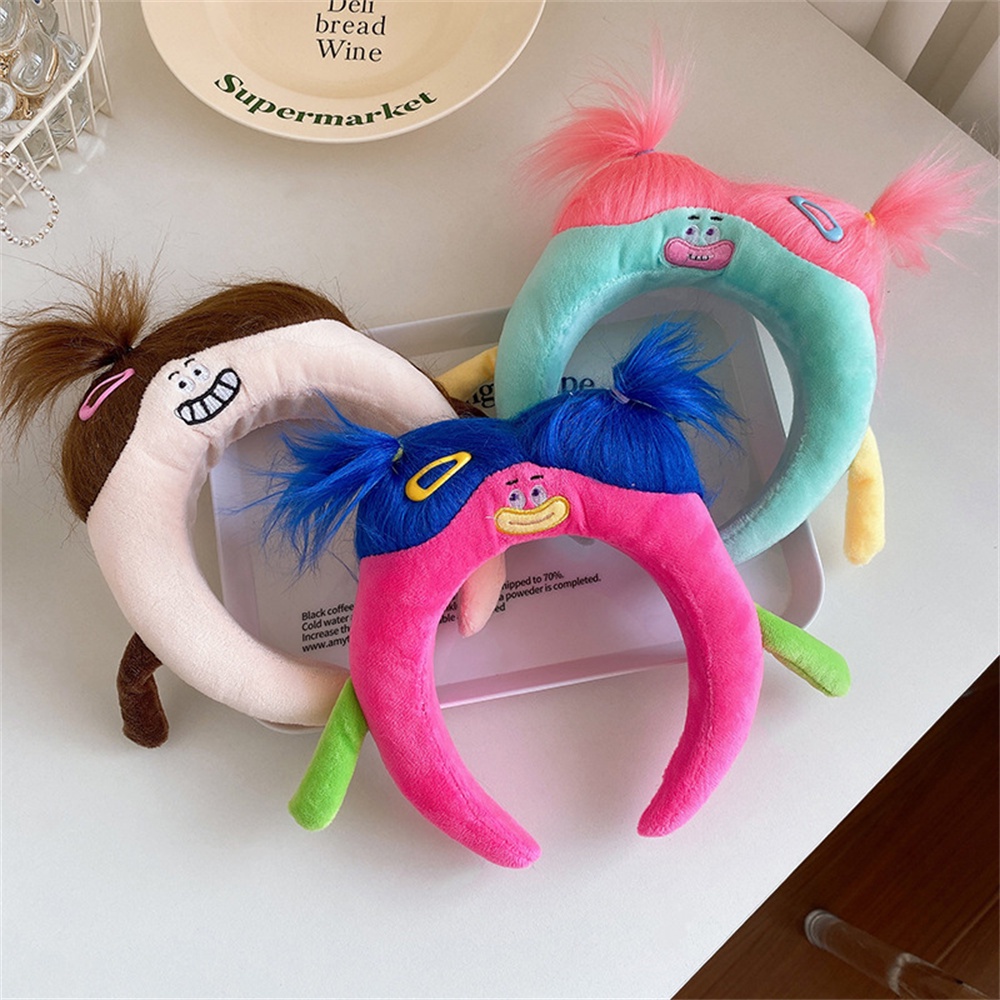 Ngọt Ngào, Dễ Thương, Hoạt Hình Ngộ Nghĩnh, Búp Bê Xấu Xí Sang Trọng Băng đô Bím Kỳ Cục/Vòng Cài Tóc Màu Kẹo đa Năng Sáng Tạo Dành Cho Nữ.